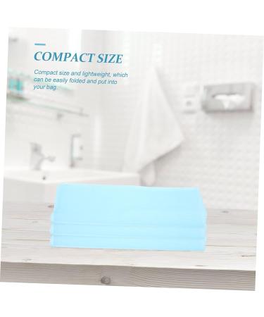 FOMIYES 3pcs Back Scrub Bath Towel Set - Exfoliating Body Scrubbers & Brush for Shower - Soft Nylon Loofahs Towel in Blue - Buy Online on GoSupps.com