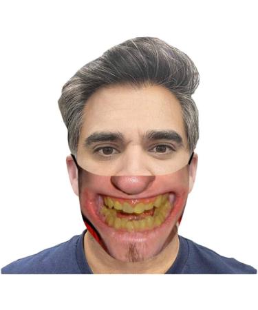 Funny Washable Cotton Mouth Protection | Breathable Neck Gaiter & Bandana - Multi-Way Fabric Scarf - Buy Online on GoSupps.com