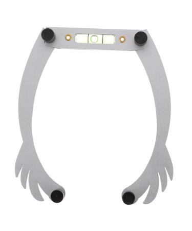Healeved 5pcs Brow Mapping Brow Ruler Stencils Eyebrow Shaping Kit Eyebrow Ruler Foldable Aluminum Alloy