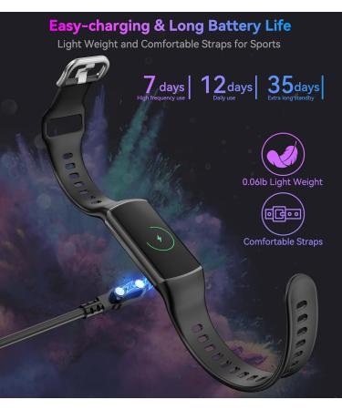 Bestinn Smart Watch Fitness Tracker with 24/7 Heart Rate Blood Oxygen Blood Pressure Monitor Sleep Tracker 120 Sports Modes Activity Tracker Step Calorie IP68 Waterproof for Andriod iPhone Women Men - Black - Buy Online on GoSupps.com