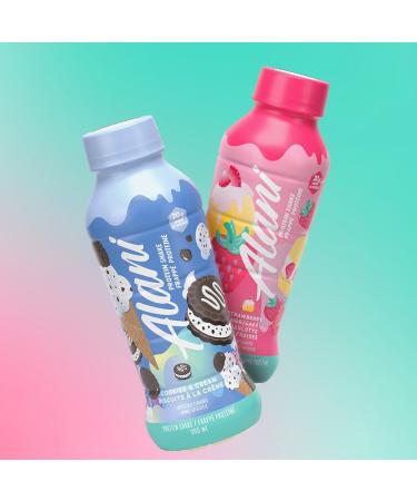 Alani Nu Protein Shake Ready to Drink Naturally Flavored Gluten Free Only 140 Calories with 20g Protein per 355mL bottle (Strawberry Shortcake 12 Pack) - Buy Online on GoSupps.com