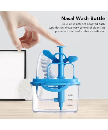 Buy SUNGOOYUE Sinus Rinse Neti Pot | 300ml Manual Deep Cleansing Nasal Wash | Ideal for Home & Travel | Fast International Shipping - Buy Online on GoSupps.com