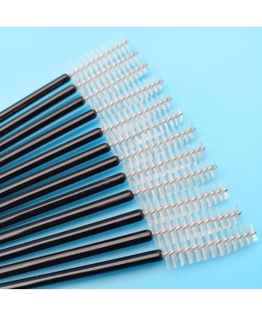 50pcs Disposable Eyelash Extension Mascara Wands | Spoolie Brushes for Eyebrows & Lashes - Black - Buy Online on GoSupps.com