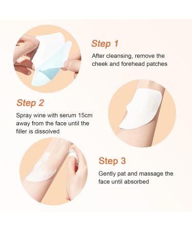 Highprime Collagen Film & Mist Kit - Hydrating Face Mask with 98% Vitamin C & Peptides for Improved Skin Elasticity - 4 Pack + Spray - Buy Online on GoSupps.com