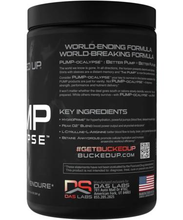 Pump-ocalypse Raspberry Lemonade | Nitric Oxide and L Arginine Supplement | Citrulline Malate GlycerPump | Ultimate N.O. Booster | Lean Muscle Support | Blood Flow Vascularity Hydration Endurance - Buy Online on GoSupps.com