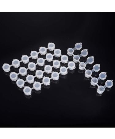 PandaHall 25 Strips Empty Paint Pots - 150 Pots 3ml Mini Storage Containers for Arts & Crafts - Ideal for Classrooms, Schools, Summer Camps & Festivals - Buy Online on GoSupps.com