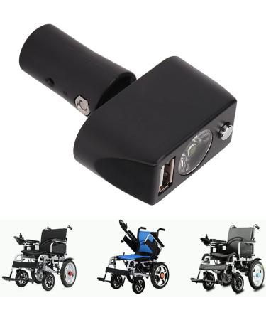 Electric Wheelchair Light XLR Head Adjustable Angle Universal Mounted LED Power USB Charging Accessories Night Lighting Controller for Mobility Devices Safe and Light - Buy Online on GoSupps.com