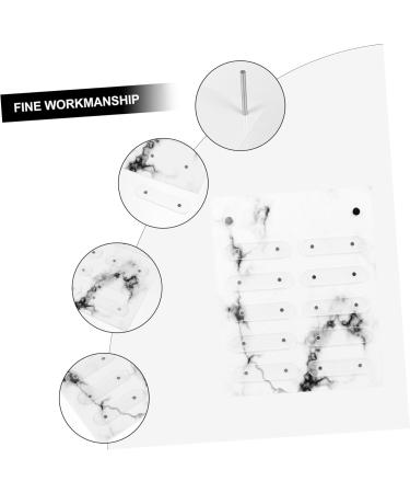 Nail Display Board Nail Color Chart Display Coloured Card Practice Color Sticks Nail Art Showing Holders Nail Art Showing Board Pegboard Display Stand Color Cards Magnetic Acrylic - Buy Online on GoSupps.com