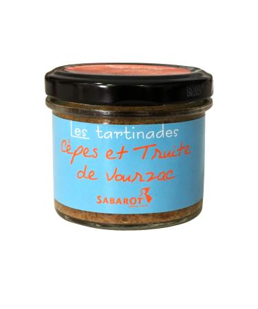 Sabarot - Porcini mushrooms and vourzac trout spread 90 g