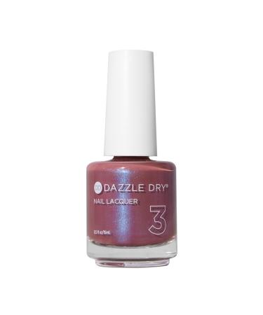 Dazzle Dry Nail Lacquer (Step 3) - School Spirit - A mauve with a blue shimmer. Full coverage shimmer. (0.5 fl oz) School Spirit | 0.5 Fl Oz