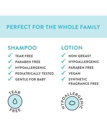 The Honest Company 2-in-1 Cleansing Shampoo & Body Wash + Face & Body Lotion Bundle, Gentle for Baby, Sweet Almond Nourish 18.5 fl oz - Naturally Derived [1 Count] - Buy Online on GoSupps.com