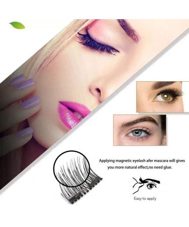 3D Reusable Magnetic Eyelashes - Lightweight, Natural Look, Easy to Wear - No Glue Needed! Includes Tweezers - 1 Count - Buy Online on GoSupps.com
