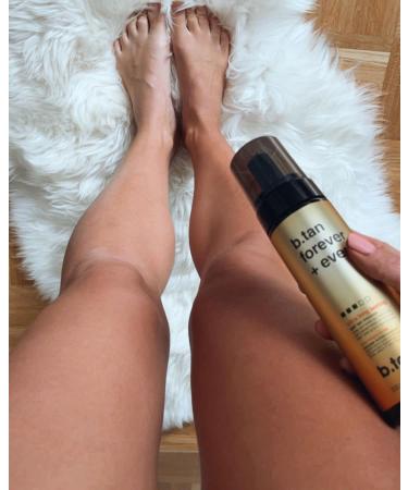 b.tan Forever & Ever Ultra Long Lasting Self Tanner | Up to 11 Days of Fast Self Tanning | 1 Hour Sunless Tanner Mousse | Vegan & Cruelty Free - 6.7 Fl Oz - Buy Online on GoSupps.com