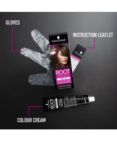 Schwarzkopf Root Retouch 7-Day Fix Semi-permanent Root Concealer Brown Hair Dye Ideal for Touching Up Grey Root Regrowth Ammonia Free Natural Brown 60 ml Natural brown 1 count (Pack of 1) - Buy Online on GoSupps.com