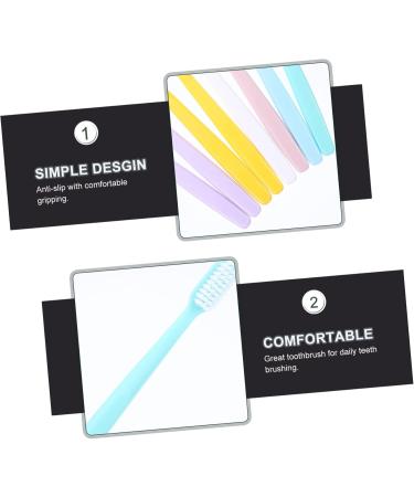 GLEAVI 4pcs Nano Toothbrushes in Earth Tones - Eco-Friendly Dental Care - Buy Online on GoSupps.com