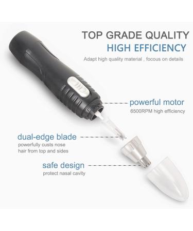 Premium Electric Nose Hair Trimmer - Portable & Waterproof Ear Trimmer for Men | Safe & Effective Grooming Tool - Buy Online on GoSupps.com