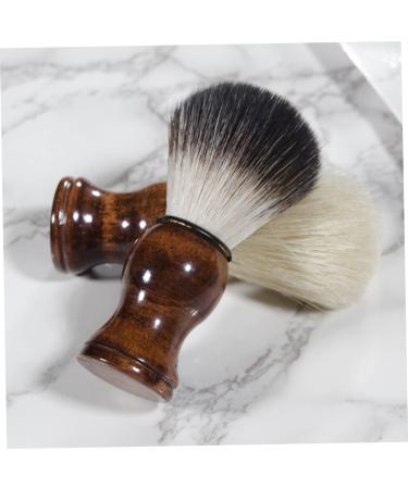 Beatifufu Men's Beard Brush & Razor - Premium Grooming Tool for Styling & Cleaning | 11x3.2cm Wood & Bristles - Buy Online on GoSupps.com