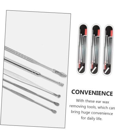 Healifty 3 Sets 6-Piece Ear Cleaning Kits - Lipgloss & Cosmetology Set | Ear Wax Removal & Ear Cleaning Tools Set - Buy Online on GoSupps.com