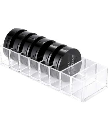 Vencer Acrylic Makeup Organizer - 8 Compartment Beauty Care Bracket for Mac Studio Powder | VMO 012 Compact Organizer - Shop Internationally! - Buy Online on GoSupps.com