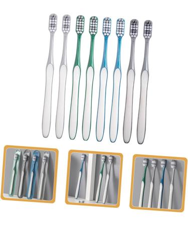 Healvian 8ST Toothbrush - Portable Manual Bristle Brush for Tooth Spot Reduction | Travel-Friendly Household Toothbrush - Buy Online on GoSupps.com