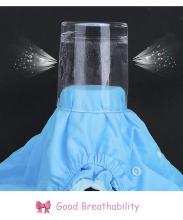 CutiePlusU Adult Cloth Diaper - Washable Pocket Adjustable & Breathable Leakproof Diaper Cover in Blue | Eco-Friendly & Reusable - Buy Online on GoSupps.com