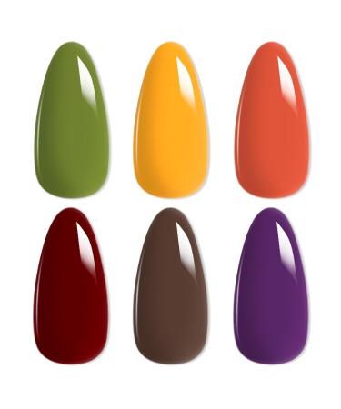 Beetles Halloween Press On Nails - 168pcs Medium Almond | 6 Colors Reusable Acrylic False Nails Kit with Glue & Stickers - Buy Online on GoSupps.com