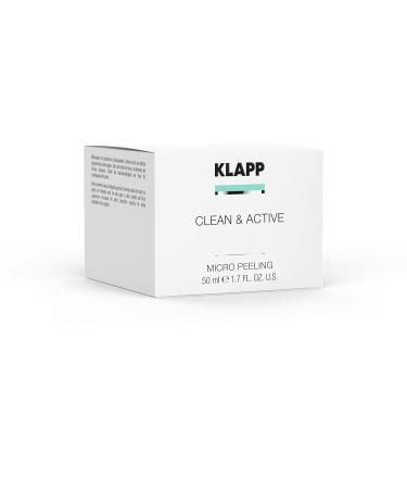 KLAPP Cosmetics Micro Peeling - Clean & Active with Natural Abrasive Particles - 50ml for Clear Fresh Skin - International Shipping Available - Buy Online on GoSupps.com