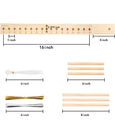 Ackitry X-Large Bow Maker - 16 Inch Wooden Tool for DIY Crafts, Halloween, Christmas Party Decorations - Hair Bows, Corsages, Holiday Wreaths - Buy Online on GoSupps.com