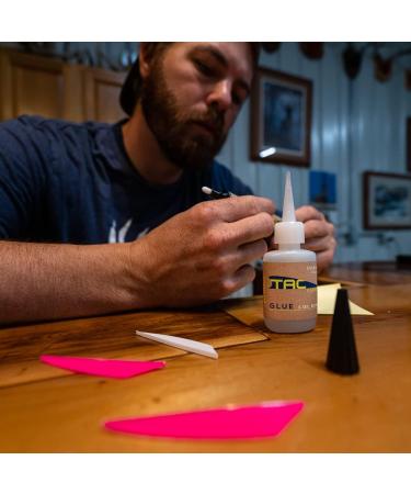 TAC Fletching Glue 1 fl oz - Professional Arrow Fletching Adhesive - Buy Online on GoSupps.com
