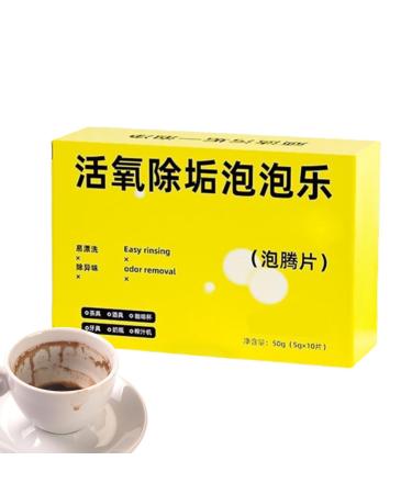 Water Bottle Cleaner Tablets - All Purpose Cleaner Tablets Tea Stain Remover No Smell Oxygen Factor Extended Service Life for Camping Trips and Travel Apujent