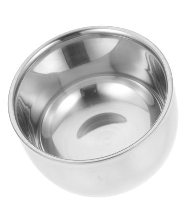 Mobestech beard brush bowl razor -soap cup razor cup for wet razor razor shaver razor cream shell shaving soap cream bowl shaving bowl shallow shell footfire steel man aluminum 7.2x7.2x5cm silver
