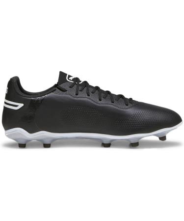 PUMA Unisex King Pro FG/AG Soccer Shoes - Size 42 EU | Black & White | International Shipping Available - Buy Online on GoSupps.com