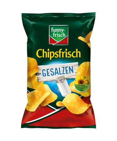 Funny Frisch Chips - Freshly Salted Pack of 10 (10 x 150g) | Best International Shipping - Buy Online on GoSupps.com