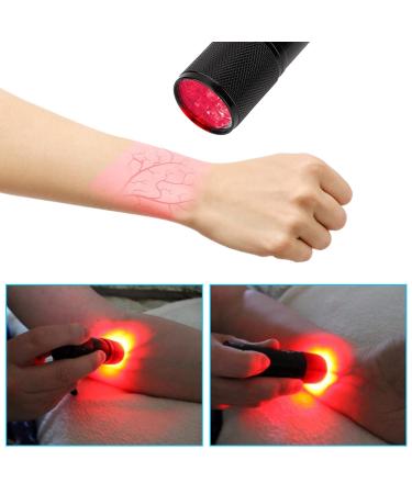 Red Light Venous Viewer - Portable Infrared Vein Locator for Easy Subcutaneous Vein Detection in Older Adults & Children - Buy Online on GoSupps.com