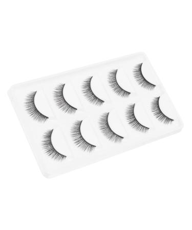 Beavorty 10 Pairs short false eyelashes False Eye Lashes false lashes Handmade Eyelashes 3d artificial eyelashes reusable eyelashes makeup brishes women 6d extend make up artificial fiber