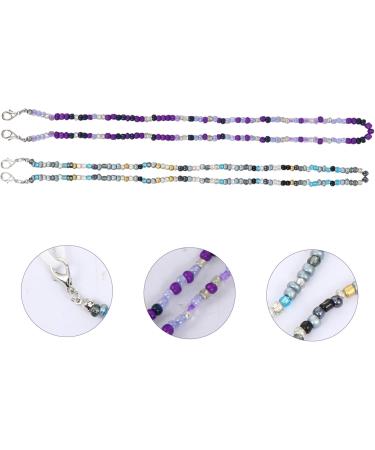 SESESFOUFU Glasses Mask Chain - 2 Pack Face Lanyard Accessories Anti-Lost Straps for Masks & Earrings | International Shipping - Buy Online on GoSupps.com