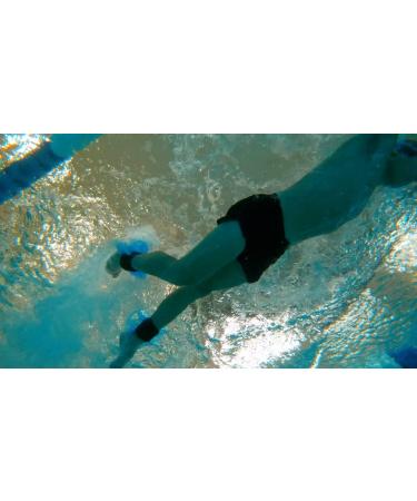 Aqualogix Maximum Resistance Hybrid Aquatic Training Fins - Blue - Pair (HRPCFIN) | Online Demo & Workout Program Included - Buy Online on GoSupps.com