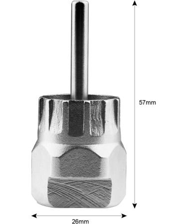 Bike Cassette Removal Tool with Chain Whip and Auxiliary Wrench - Sprocket Remover for Easy Bicycle Maintenance - Buy Online on GoSupps.com