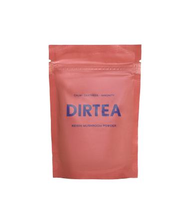 DIRTEA Reishi Mushroom Powder | 100% Organic | 2 000mg / Serving | Vegan | Non GMO | Sleep Aid - Stress Adaptogen Supplement & Immunity Booster | 60g - 30 Day Serving