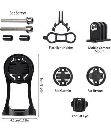 Adjustable Bicycle Computer Bracket for Garmin Edge Wahoo Elemnt Bryton Cateye & GoPro - Universal Fit Enhanced Stability - Buy Online on GoSupps.com
