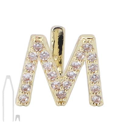 Verdant Touch Braces Decoration Gold Hip Hop Tooth Halloween Braces Decoration Capital Letter Shaped Hollow Accessories M