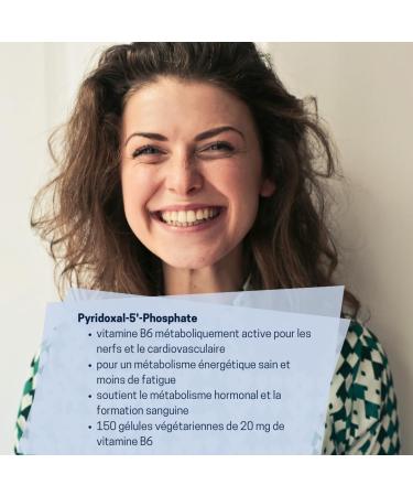 Life Extension - Pyridoxal 5'-Phosphate 20 mg 150 G lules V g tariennes Soutient le Syst me Nerveux le M tabolisme nerg tique le M tabolisme du Glycog ne et la Sant Cardiaque - Buy Online on GoSupps.com