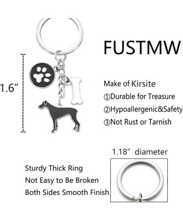 Ensianth Dog Keychain - Perfect Gift for Dog Lovers | Puppy Paw Print Keyring for Dog Owners | Ideal Gift for Mom & Dad - Buy Online on GoSupps.com
