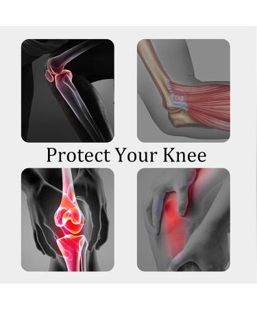 Knee Brace Compression Sleeve - Adjustable Patella Stabilizer with Silicone Support for Meniscus Tear - Best Knee Pads for Arthritis & Running - X-Large White - Buy Online on GoSupps.com