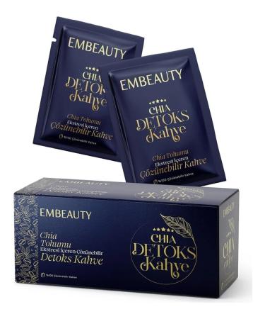 CARSI24 Detox Form Coffee with Chia Seeds to Aid Weight Loss and Reduce Edema