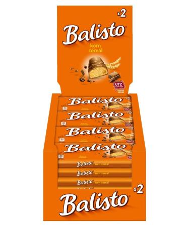 Balisto Chocolate Bars - Grain Mix & Orange | 20 Bars (3 Packs) | 37g Each - Buy Online for International Shipping - Buy Online on GoSupps.com