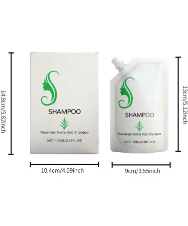 2026 Upgrade Rosemary Amino Acid Shampoo for Thinning Hair and Hair Growth Moisturizing and Strengthening Shampoo with Aloe Vera Gentle Daily Cleansing for Fine Hair (2) - Buy Online on GoSupps.com