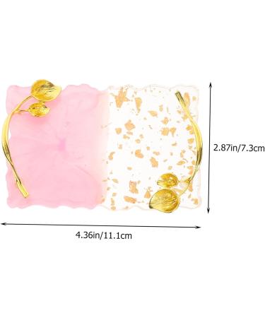 Nail Palette Color Mixing Plate - Vintage Pink Press on Nail Stand & Gel Art Tray | 11.1x7.3cm | International Shipping - Buy Online on GoSupps.com