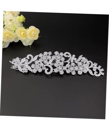 FRCOLOR Crystal Hair Comb Crystal Hair Clips Purse Organizer Nail Glue for Acrylic Nails Bridal Headpieces for Wedding Pearl Hair Clips Flower Bride Accessories Zinc Alloy Manual - Buy Online on GoSupps.com