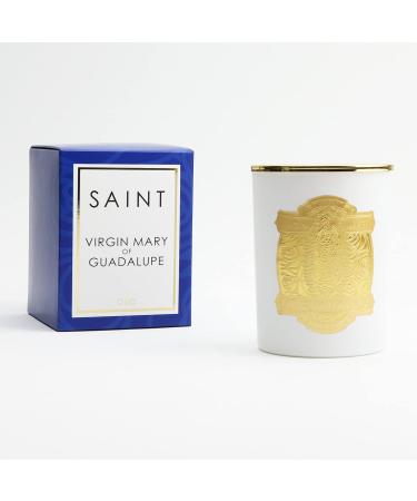 SAINT Virgin Mary of Guadalupe Scented Candle | 80 Hour Soy Coconut Aromatherapy | Special Edition with Prayer Coin & Holy Oil - Buy Online on GoSupps.com